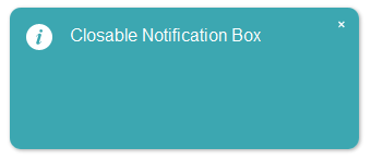 Closable Notification