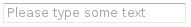 Input Placeholder