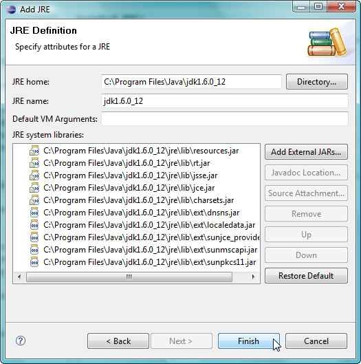 SettingJREinEclipse06